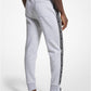 Logo Print Cotton Blend Joggers