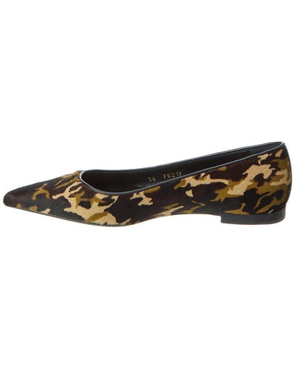 Michael Kors Collection Agnes Leather Flat