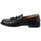 Gucci Tassel GG Supreme Canvas & Leather Loafer
