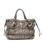 Convertible Pleated Shopping Tote