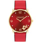 Women's Elliot Lunar New Year Red Leather Strap Watch 36mm Gift Set