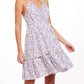 Trixie Dress In Cassis Bloom