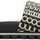 Black & White 'The Monogram Slide' Sandals