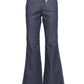 Michael Michael Kors Stretch Belted Flared Jeans