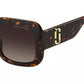 53MM Square Colorblocked Sunglasses