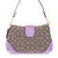 Coach Soho Monogram Print Buckled Shoulder Bag