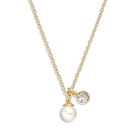 Cubic Zirconia Imitation Pearl Jewelry Set