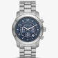 Oversized Runway Silver-Tone Watch