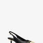 Kadence Leather Cap-Toe Slingback Mid Pump