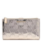 Michael Kors Logo Embossed Foldover Wallet