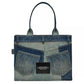 The Deconstructed Denim Large Tote Bag