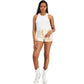 Women's Denise Sleeveless Rib Logo Tank Top