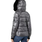 Short Puffer with Faux Fur Trim Hood Jacket M425739QZ
