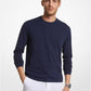 Cotton Jersey Crewneck Sweater