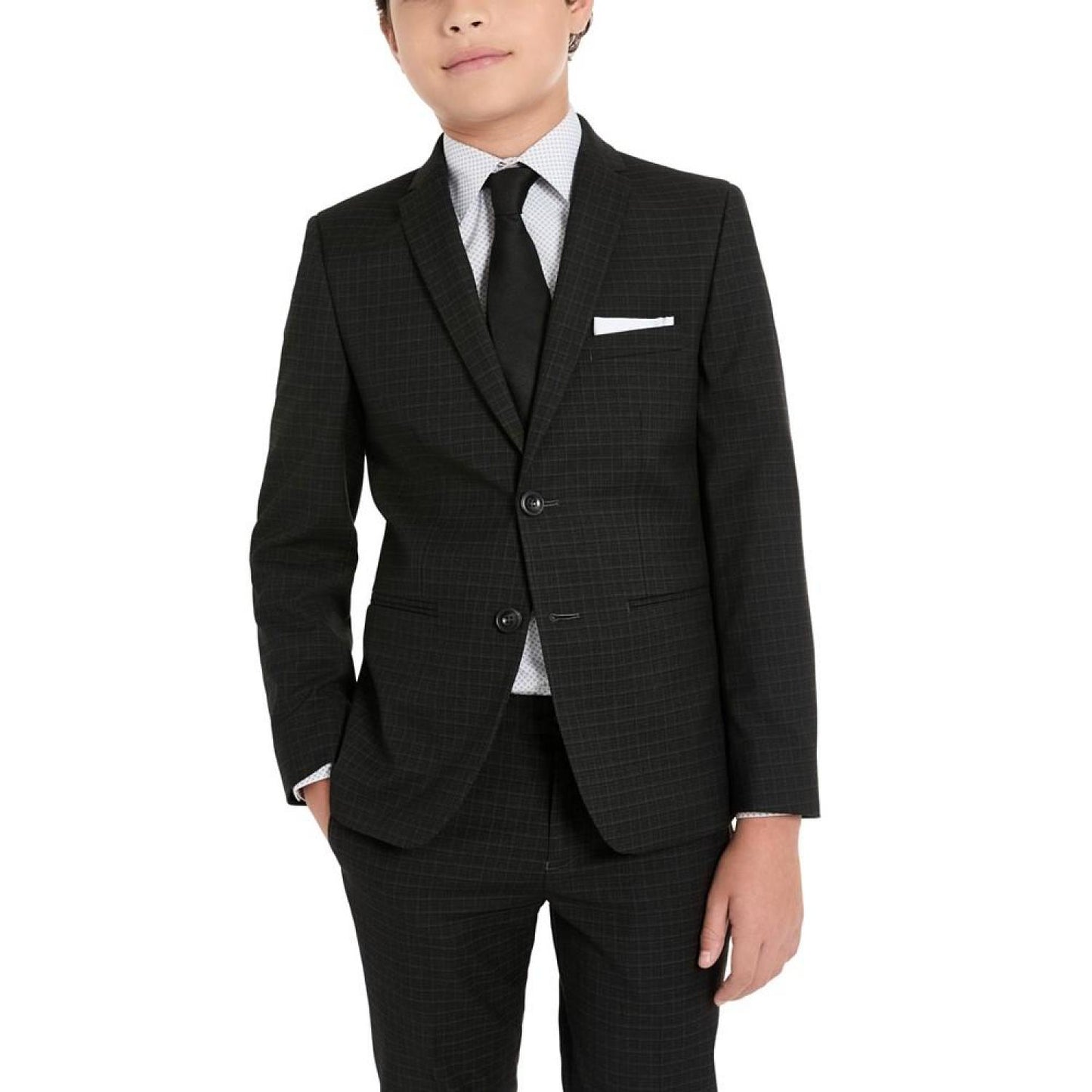 Big Boys 2 Piece Slim Fit Stretch Suit