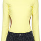 Yellow 'The Cutout' Bodysuit