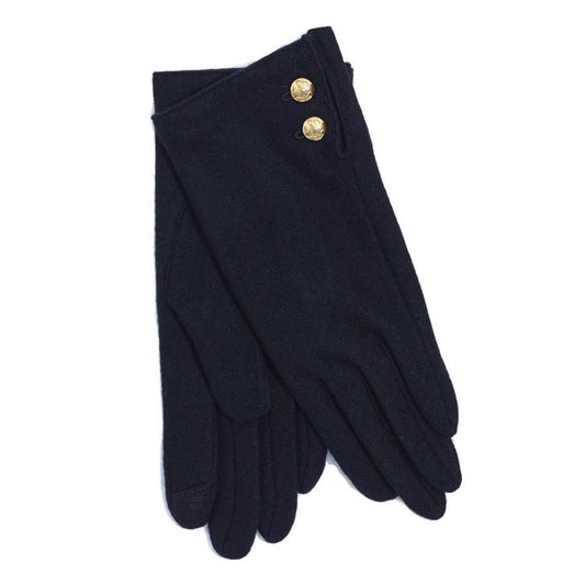 Women's Two Button Cashmere Blend Touch Glove