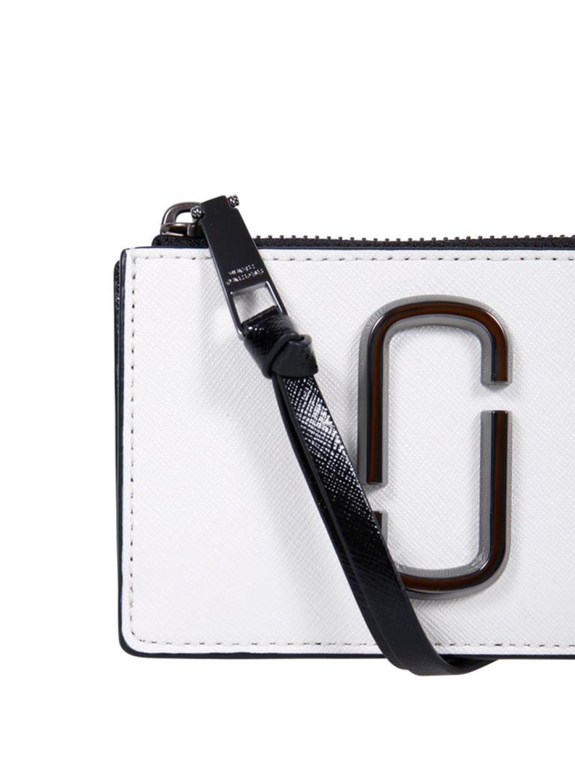 Marc Jacobs Logo Plaque Zip-Up Cardholder