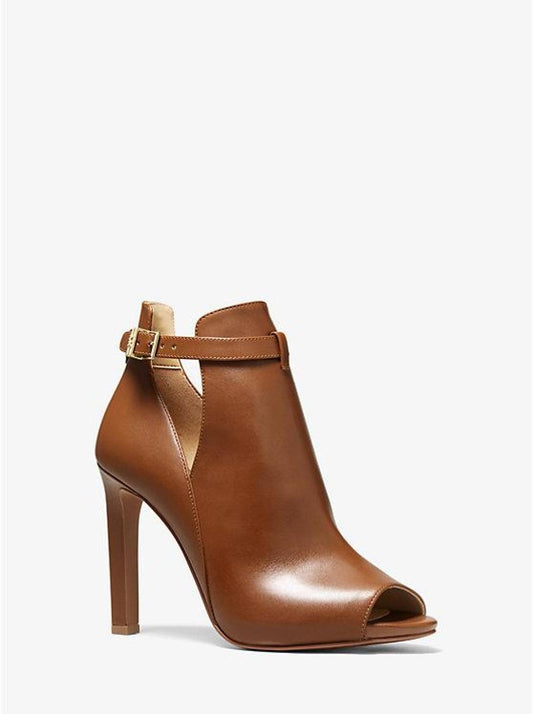 Lawson Leather Open-Toe Ankle Boot