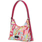 Sam Icon Anemone Floral Printed Fabric Small Shoulder Bag