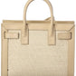 Saint Laurent Sac De Jour Canvas & Leather Satchel