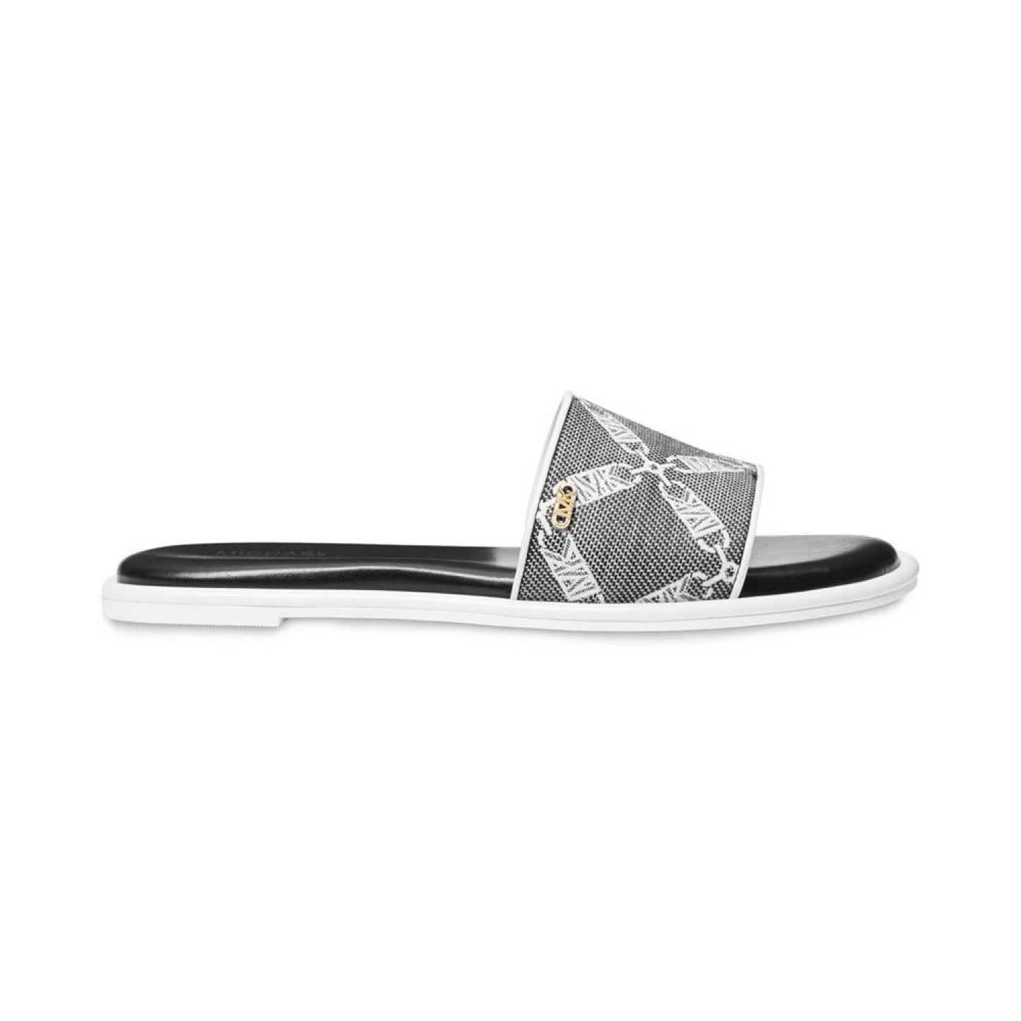 Saylor Logo Embroidered Slide Sandals