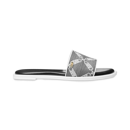 Saylor Logo Embroidered Slide Sandals