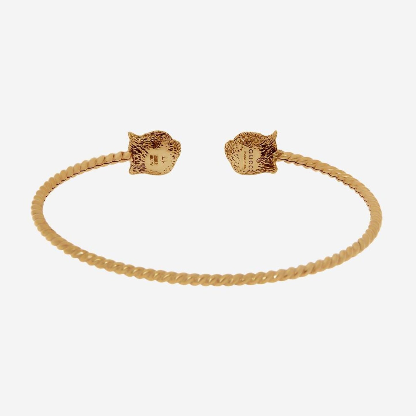 Gucci Le Marche Des Merveilles 18K Yellow Gold, Diamond Cuff Bracelet YBA526320001017