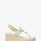 Aubrey Cutout Signature Logo Wedge Sandal