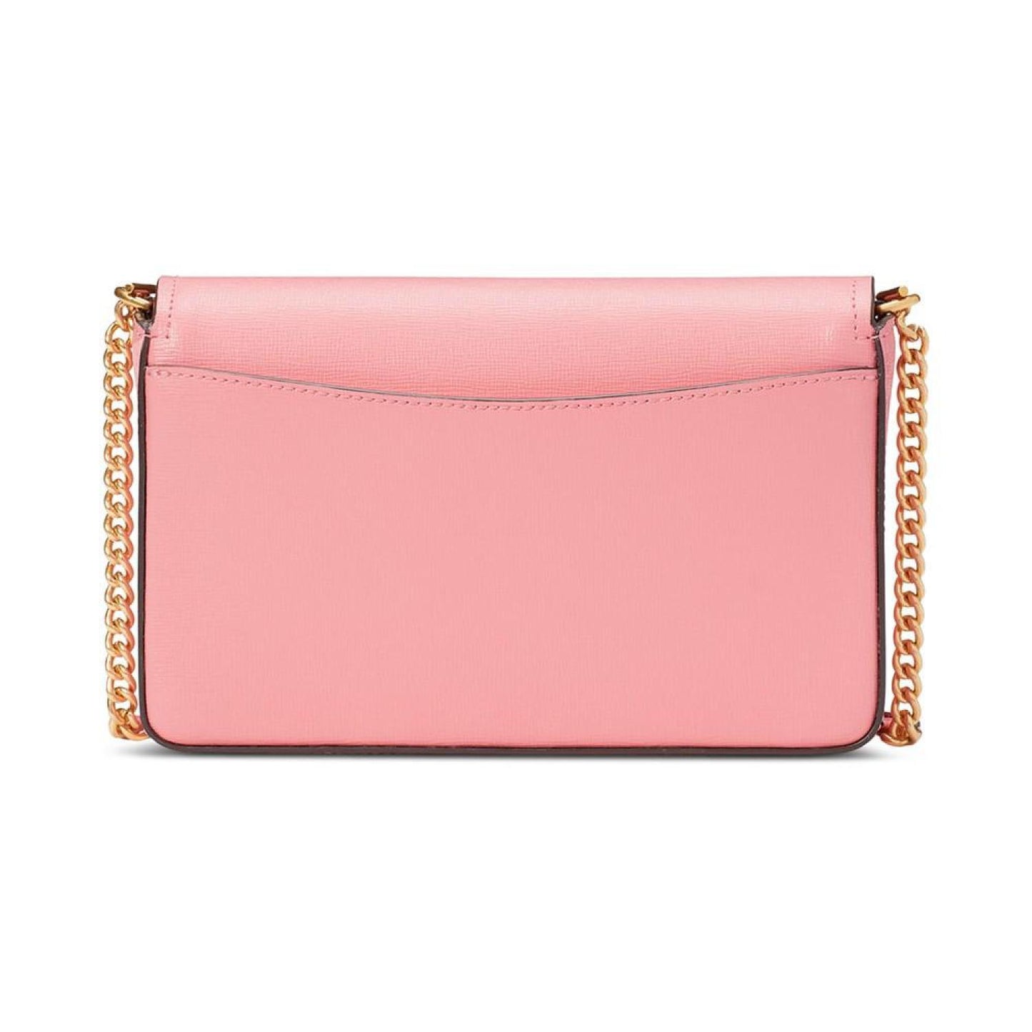 Morgan Saffiano Leather Flap Chain Wallet