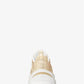 Nick Metallic Leather Trainer