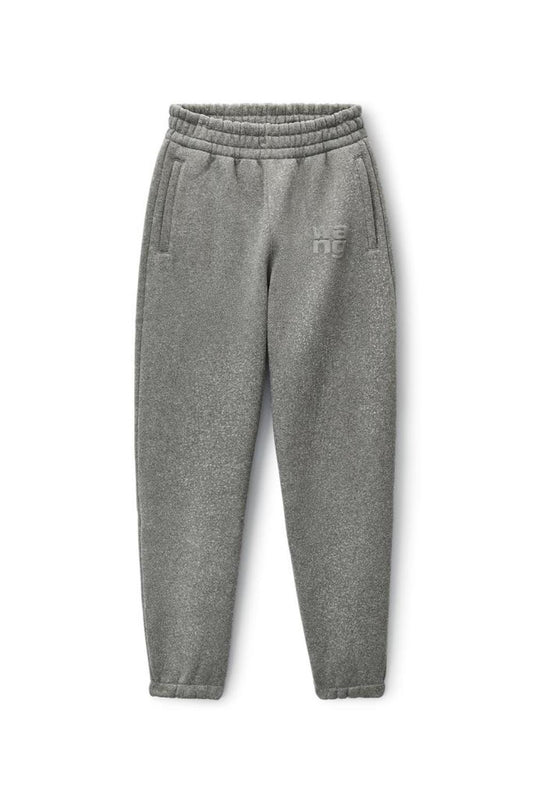 Puff Logo Sweatpant In Glitter Terry