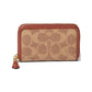 Coated Canvas Signature Small Zip Around Card Case