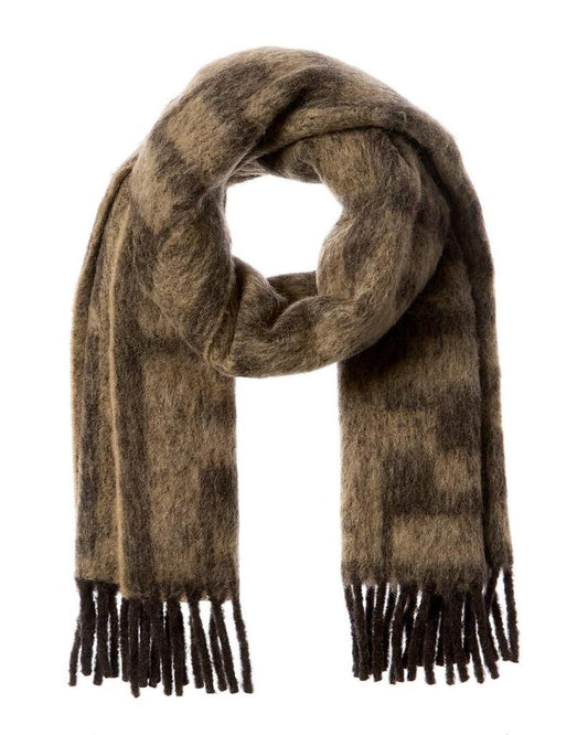 FENDI Alpaca & Wool-Blend Scarf
