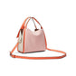 Knott Colorblocked Pebbled Leather Medium Crossbody Tote
