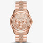 Oversized Bryn Pavé Rose Gold-Tone Watch
