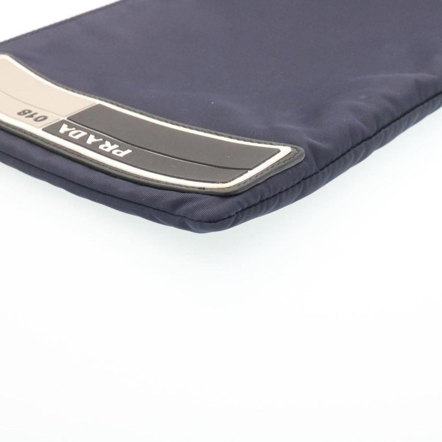 Prada La Strada Cotton Clutch Bag (Pre-Owned)