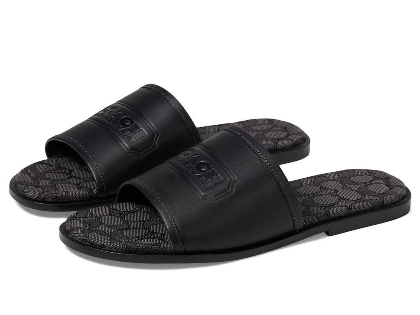 Logo Leather Sandal