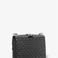 Greenwich Small Studded Metallic Logo Crossbody Bag
