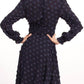 Danielle Dress In Sapphire Dots