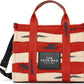 Red 'The Americana' Tote
