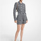 Check Cotton Blend Jacket
