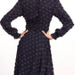Danielle Dress In Sapphire Dots