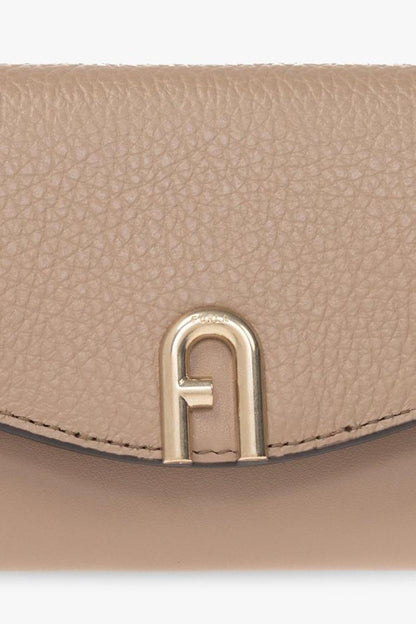 Furla Logo Plaque Zip Detailed Wallet