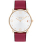 Women's Elliot Cranberry Leather Strap Watch, 36mm