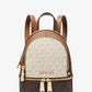 Rhea Mini Color-Block Logo Backpack