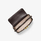 Karlie Small Two-Tone Snake Embossed Leather Crossbody Bag