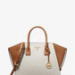 Avril Large Logo Top-Zip Satchel