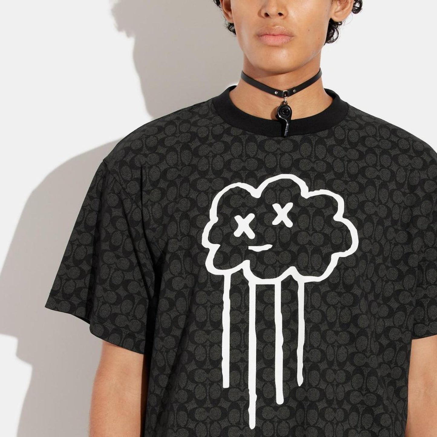 Coach Outlet Rave Cloud T Shirt In Organic Cotton