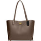 Polished Pebble Leather Willow Tote with Interior Zip Pocket
